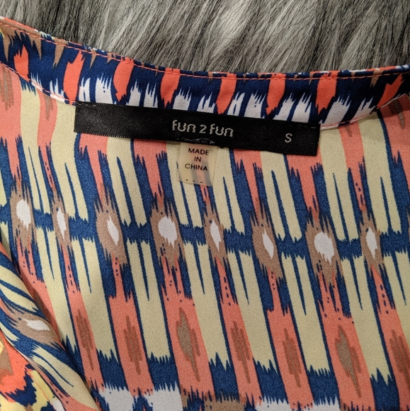 NWOT Fun 2 Fun (Stitch Fix) sleeveless blouse - Picture 4 of 7